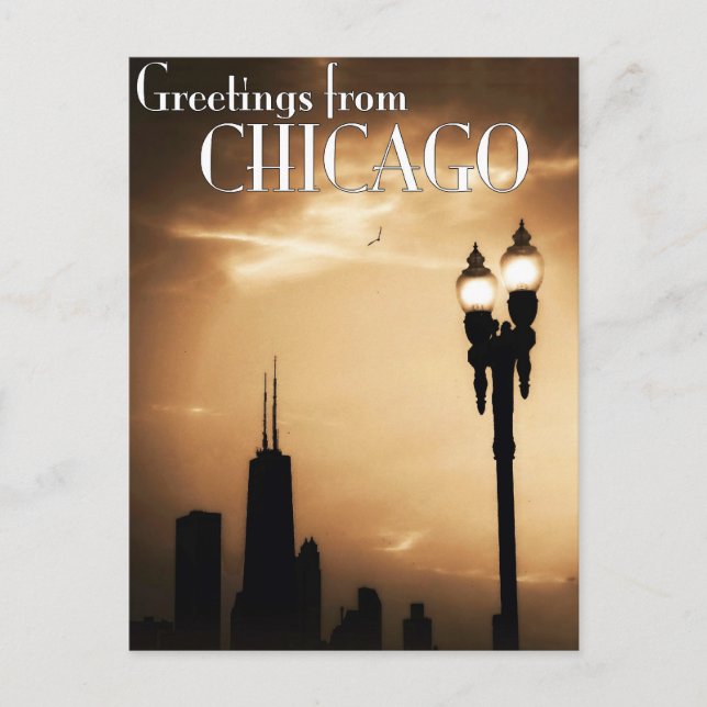 Postal Chicago (Anverso)