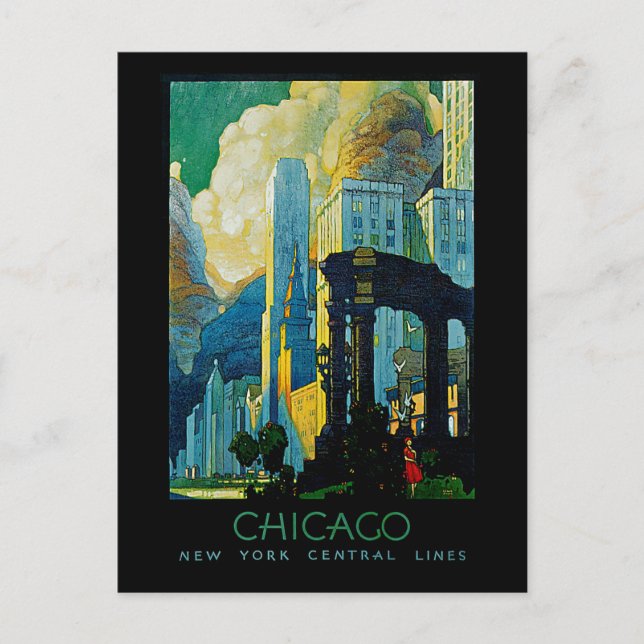 Postal Chicago (Anverso)