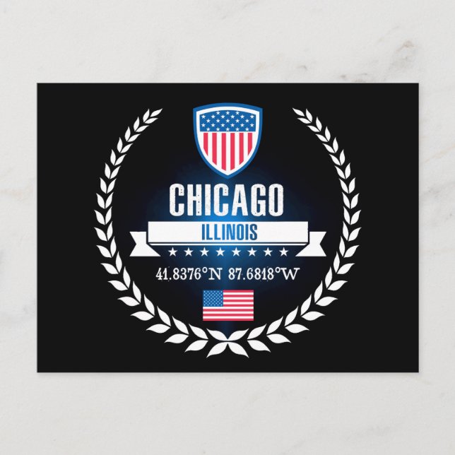 Postal Chicago (Anverso)