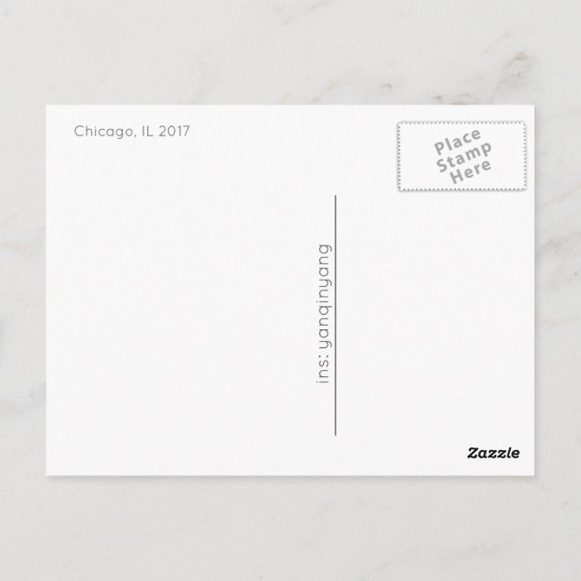 Postal Chicago 2017 (Reverso)