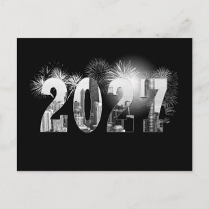 Postal Chicago Año Nuevo 2027 Agradecimiento Empresarial