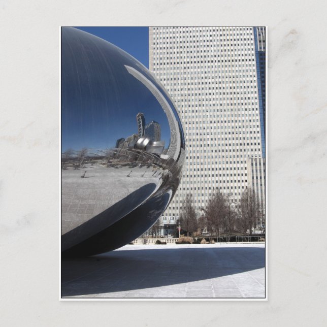 Postal Chicago Bean y Skyscaper (Anverso)