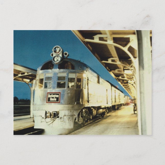 Postal Chicago Burlington & Quincy, EMD (Anverso)