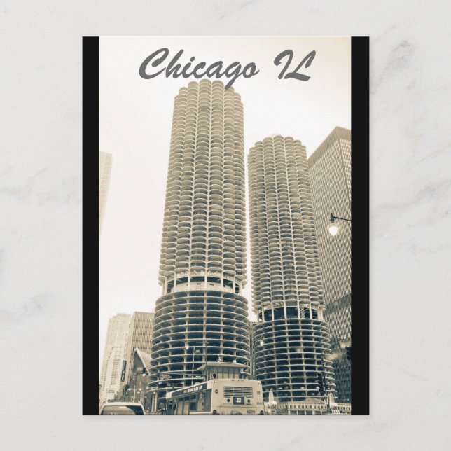Postal chicago - el frijol (Anverso)