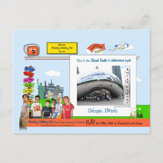 Postal ¡Chicago! ¡Es tu tipo de ciudad! (Anverso)