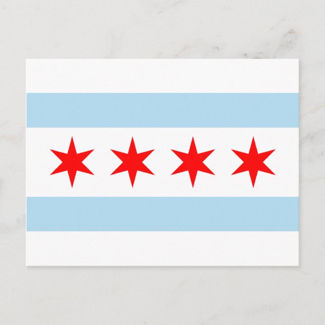 Postal Chicago, Estados Unidos (Anverso)