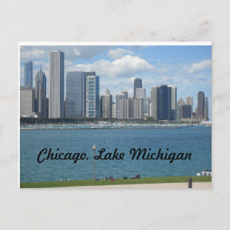 Postal Chicago, frente al lago de Illinois