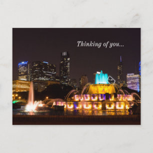 Postal Chicago Grant Park Pensando En Tu Postcard