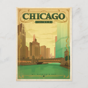 Postal Chicago, IL - Día de San Patricio