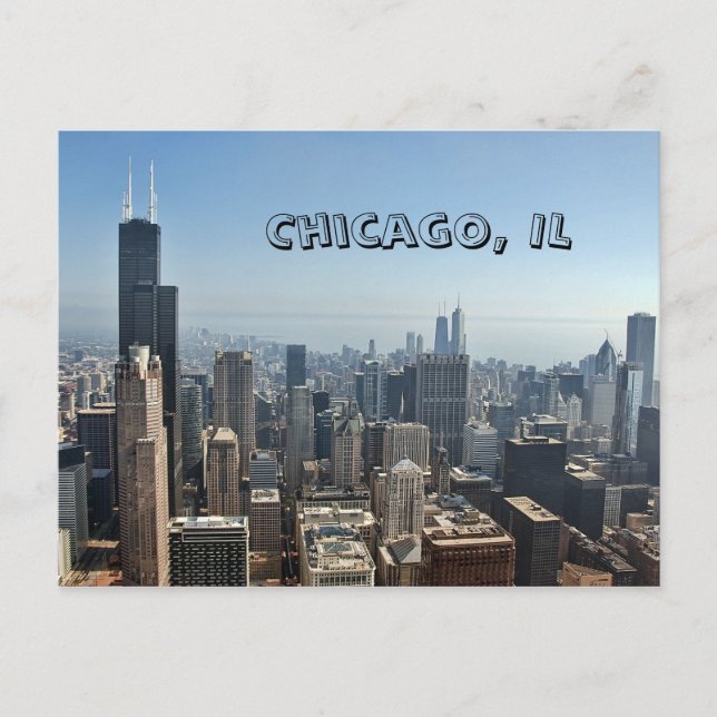 Postal Chicago, IL Postcard (Anverso)