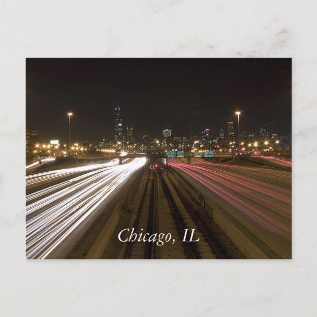 Postal Chicago, IL Postcard (Anverso)