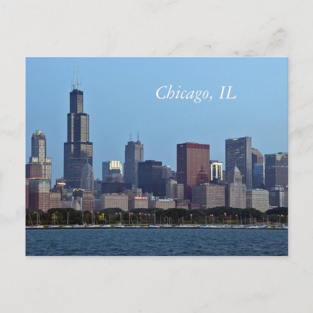 Postal Chicago, IL Postcard (Anverso)