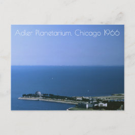 Postal Chicago Illinois, Adler Planetarium Vintage 1966