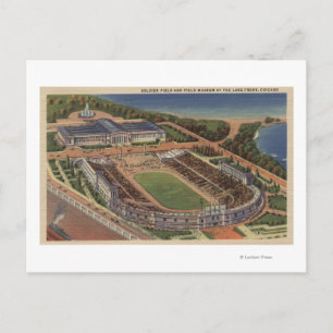 Postal Chicago, Illinois - Campo y campo de soldados