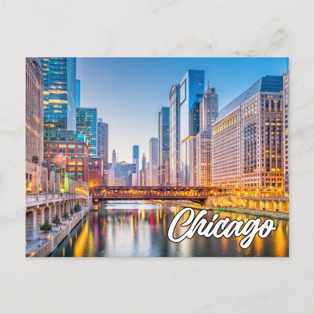 Postal Chicago, Illinois, Estados Unidos (Anverso)