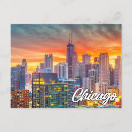 Postal Chicago, Illinois, Estados Unidos