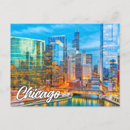 Postal Chicago, Illinois, Estados Unidos