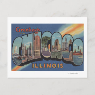 Postal Chicago, Illinois - Grandes Escenas de letras