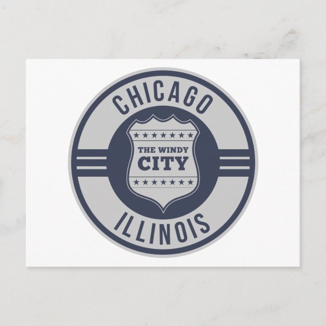 Postal Chicago, Illinois (IL), Estados Unidos de América (Anverso)