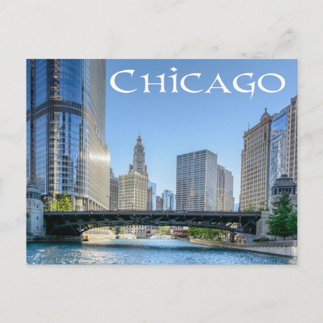 Postal Chicago Illinois (IL) Fuente Estados Unidos (Anverso)