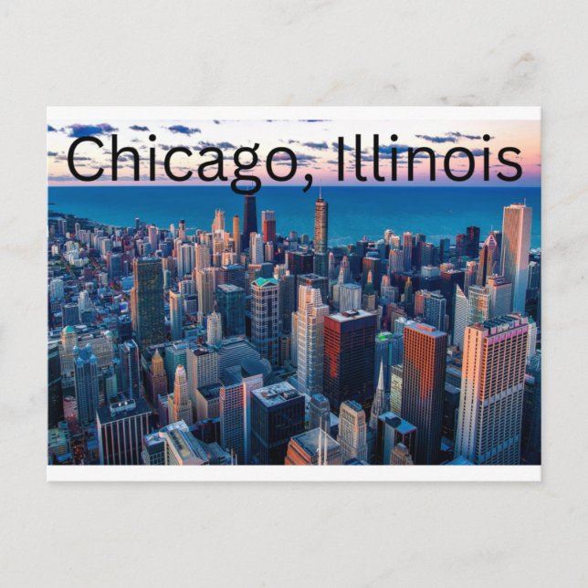 Postal Chicago, Illinois Postcard (Anverso)