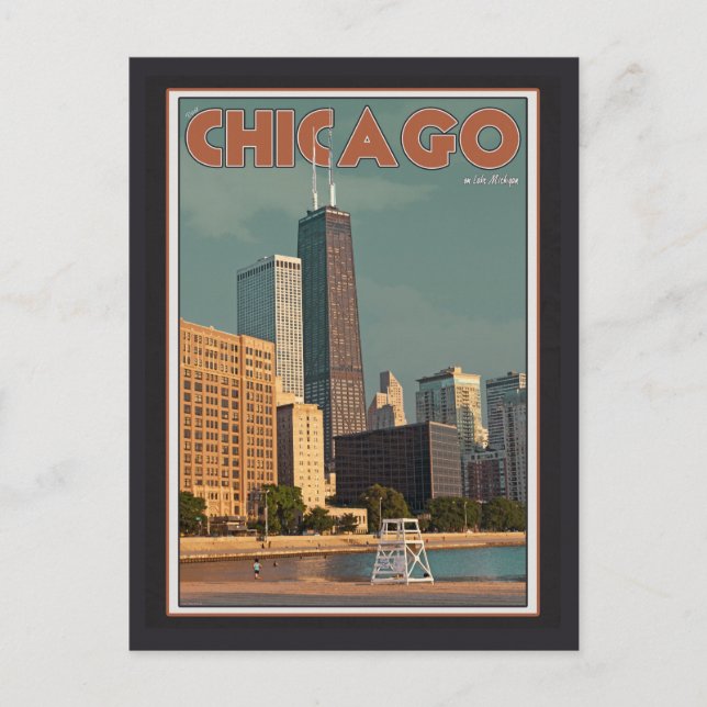 Postal Chicago - John Hancock Center (Anverso)