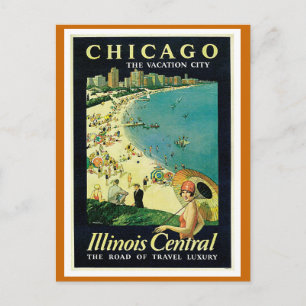 Postal "Chicago - La ciudad de vacaciones"