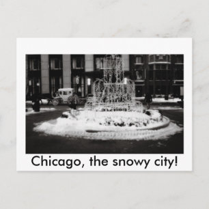 Postal Chicago, ¡la ciudad nevada!
