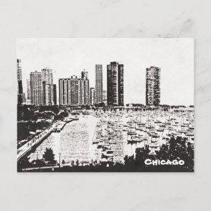 Postal Chicago Postcard