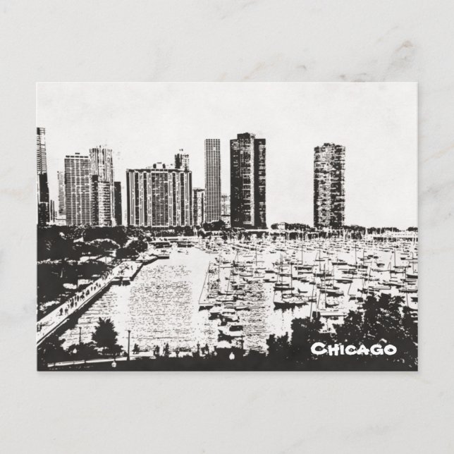 Postal Chicago Postcard (Anverso)
