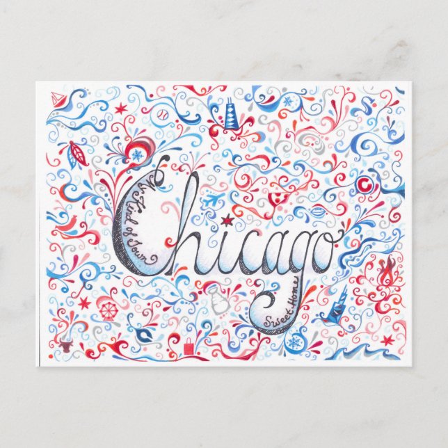Postal Chicago Postcard (Anverso)