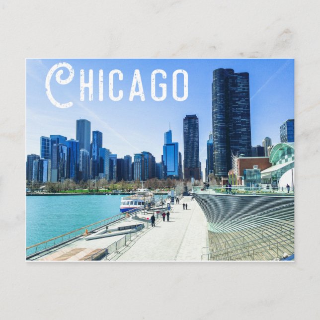 Postal Chicago Postcard (Anverso)