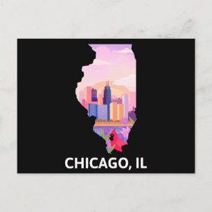 Postal Chicago Postcard