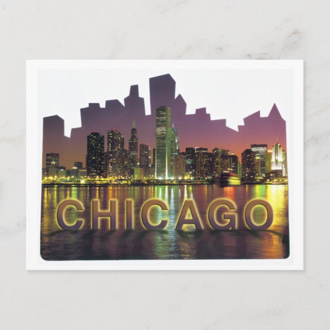 POSTAL CHICAGO SKYLINE4 (Anverso)