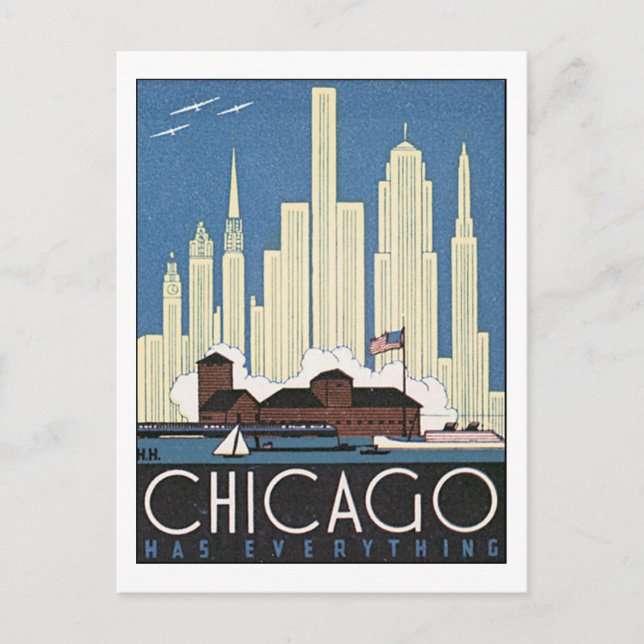 Postal Chicago tiene Todo (Anverso)