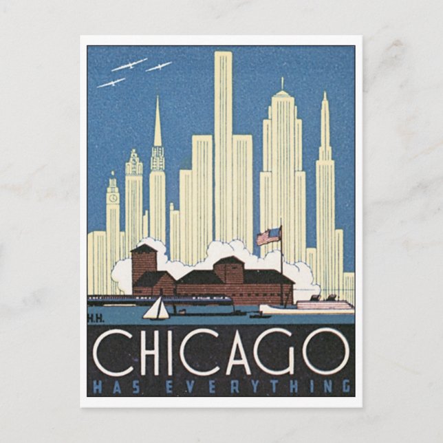 Postal Chicago tiene todo (Anverso)