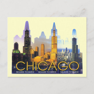 POSTAL CHICAGO TORRE SEARS