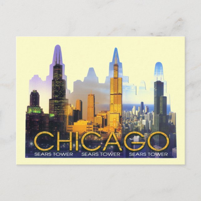 POSTAL CHICAGO TORRE SEARS (Anverso)