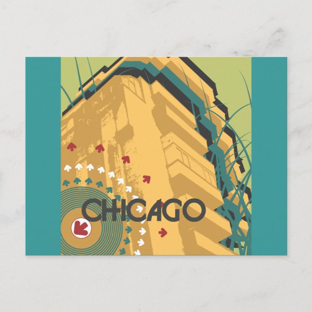 Postal Chicago Travel Design (Anverso)