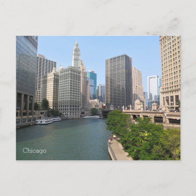 Postal Chicago USA (Anverso)