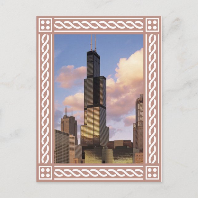 Postal Chicago - Willis Tower - Sears Tower Postcard (Anverso)