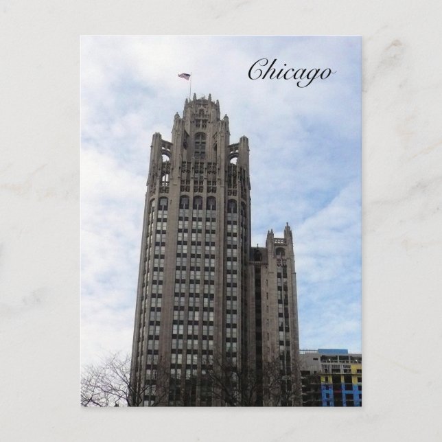 Postal chicago wrigley (Anverso)