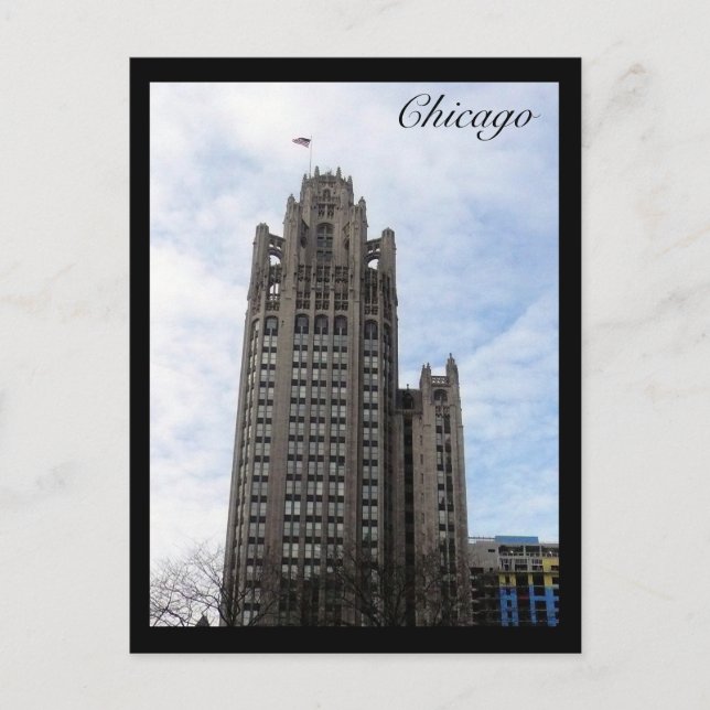 Postal chicago wrigley bldg (Anverso)