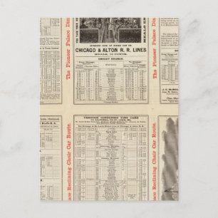 Postal Chicago y Alton Railroad 3