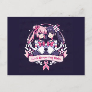 Postal Chicas de apoyo a chicas