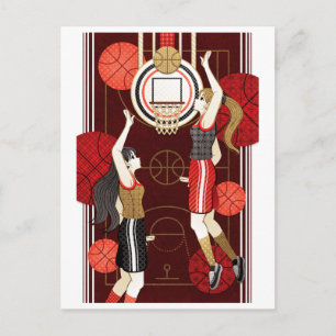Postal Chicas de baloncesto(remake)