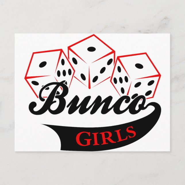 Postal Chicas de Bunco (Anverso)