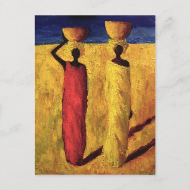 Postal Chicas de Calabash 1991 (Anverso)