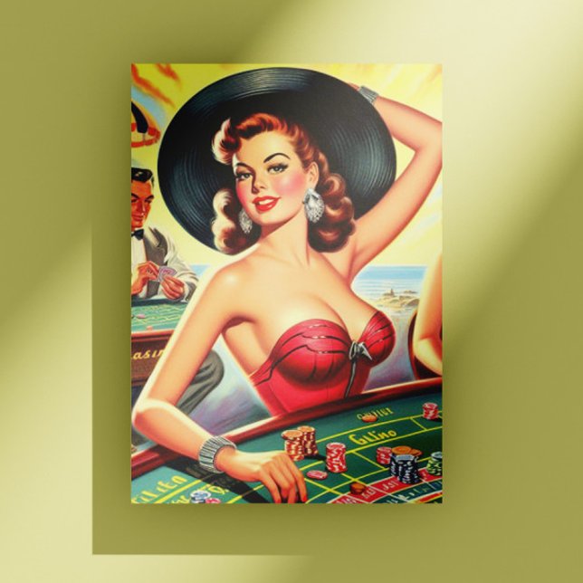 Postal Chicas de Casino Vintage (Subido por el creador)