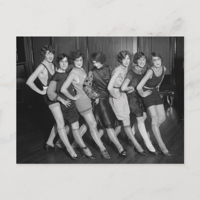 Postal Chicas de Flapper: 1925 (Anverso)